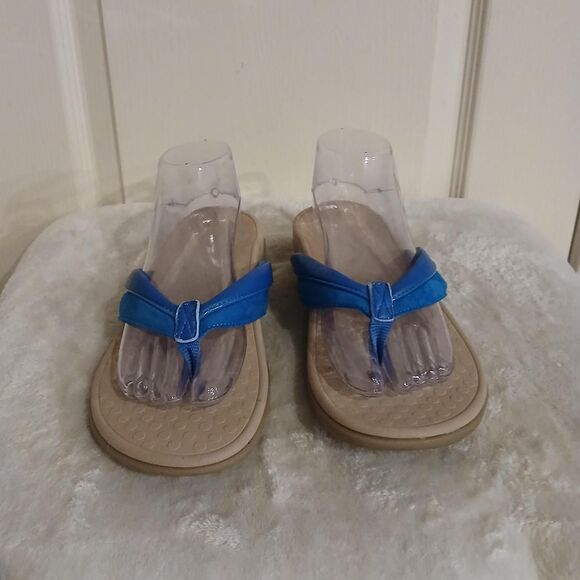 Vionic Shore Teal Blue Flip Flop Thong Sandals 9 Orthopedic Comfort Classic - Picture 3 of 8